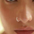PIERCING ABANICO PLATA