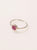Anillo turmalina rosa oval plata