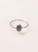 anillo tanzanita plata