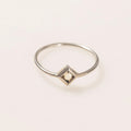 ANILLO PIRAMIDE CITRINO PLATA