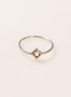 anillo piramide citrino plata