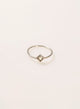 anillo piramide citrino plata