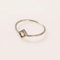 ANILLO PIRAMIDE CITRINO PLATA