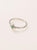 Anillo cruz bindi esmeralda plata