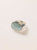 Anillo organico larimar plata