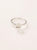 Anillo cinta herkimer PLATA