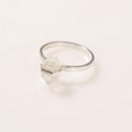 ANILLO CINTA HERKIMER PLATA