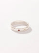 ANILLO UNIVERSO PIEDRA CENTRAL PLATA PRE-ORDEN