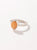 Anillo piedra lunar peach plata