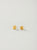 Aretes perdigones baño en oro