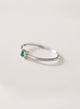 ANILLO ESMERALDA PLATA PRE-ORDEN
