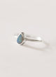 ANILLO OPALO AUSTRALIANO GOTA PLATA PRE-ORDEN