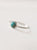 ANILLO TURQUESA REDONDA PLATA
