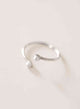 ANILLO DOBLE PERLA GRADUABLE PLATA
