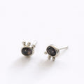 ARETES OJITO BOLITAS PLATA