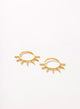 MINI CANDONGAS SOL BAÑO EN ORO