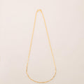 CADENA PAPERCLIP MINI BAÑO EN ORO