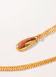 COLLAR JASPE CABUJON ESPECIAL plata con baño en oro