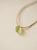 COLLAR HOJA DE PERIDOTO HILO