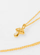 COLLAR HONGO BAÑO EN ORO