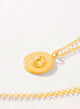 COLLAR INDIGENA CIRCULAR DORADO