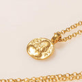 COLLAR MEDALLON EMPERADOR BAÑO EN ORO