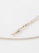 COLLAR PEZ CON OJO DE RUBI PLATA