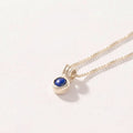 COLLAR MINI TALISMAN LAPISLAZULI PLATA