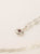 Collar organico granate plata