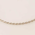 CADENA MINI LAZOS PLATA
