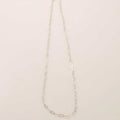 CADENA PAPERCLIP MEDIANA PLATA