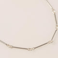 CADENA PALITOS PLATA