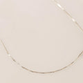 CADENA VENECIANA DELGADA PLATA