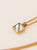 COLLAR PLACA CONCHA ABULON dorado