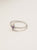Anillo cruz bindi amatista PLATA