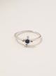Anillo cruz bindi lapislázuli PLATA