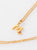 COLLAR INICIAL Y PIEDRA NATAL BAÑO EN ORO PRE-ORDEN
