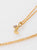 COLLAR INICIAL Y PIEDRA NATAL BAÑO EN ORO PRE-ORDEN