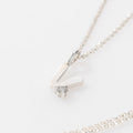 COLLAR INICIAL Y PIEDRA NATAL PLATA PRE-ORDEN