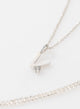 COLLAR INICIAL Y PIEDRA NATAL PLATA PRE-ORDEN