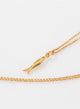 COLLAR PEZ CON OJO DE RUBI BAÑO EN ORO