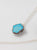 COLLAR TURQUESA NATURAL PLATA