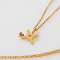 COLLAR GEMINIS BAÑO EN ORO (PRE-ORDER)