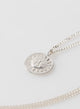 Collar Medallon Sol plata