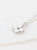 COLLAR TREBOL ESMERALDA PLATA