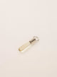 Charm citrino gota plata