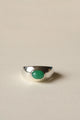 ANILLO CRISOPRASA PLATA