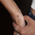 PULSERA BIRTHSTONES PLATA