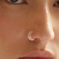 PIERCING LUNA MENGUANTE BAÑO EN ORO