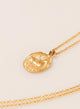 COLLAR MEDALLON PEGASO DORADO